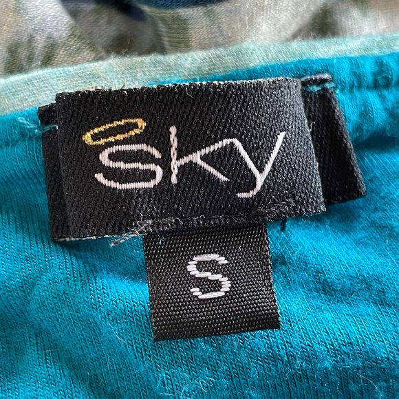 Instant beach scene: swirls of blue in Sky maxi, S - Picture 5 of 5